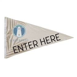 2.5ft x 4ft Polyester Pennant Single-Sided Flag
