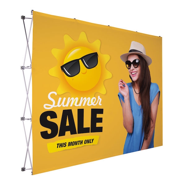 10ft Splash Straight Floor with Face Graphic Kit and the rest of our Custom Splash Fabric Displays are printed for advertising at your next trade show or event. Fabric trade show displays - Find the largest selection of fabric trade show displays on sale.