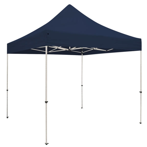 Outdoor 10ft x 10ft Standard Tents offer heavy duty commercial-grade popup frames designed for professional use. Canopies can customized with full color printing to display your company branding. Showcase your business name with our outdoor event te