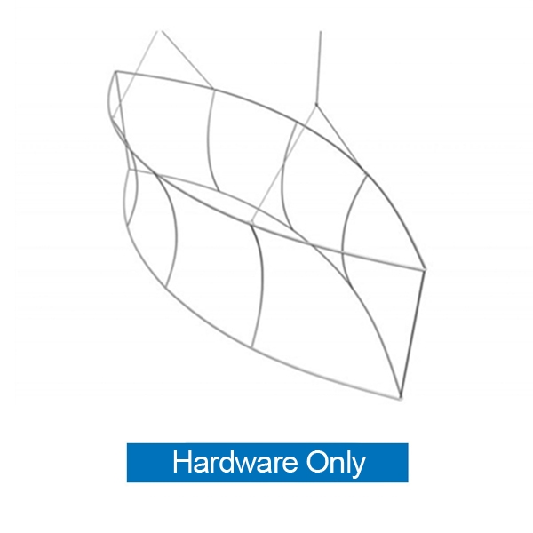 12ft x 24in MAKITSO Blimp Ellipse Hanging Tension Fabric Banner Hardware Only. Hanging Banner Displays: high-quality print graphic, lightweight aluminum frame, largest variety of Ellipse Hanging signs for trade shows.