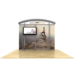 10ft Arch Top Timberline Display with Monitor