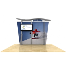 10ft Wave Top Timberline Display with Monitor