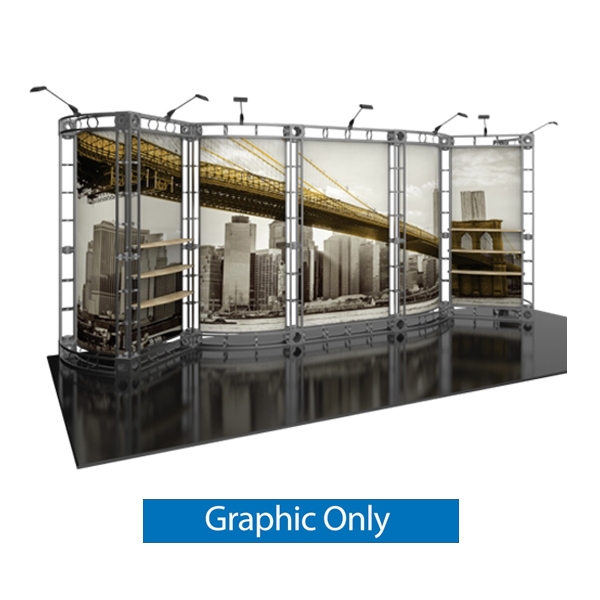 10ft x 20ft Phoenix Orbital Express Truss Replacement Fabric Graphics. Create a beautiful trade show display that's quick and easy to set up without any tools with the 10x20 Phoenix Truss Display. Truss displays are the most impactful exhibits