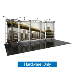 10ft x 20ft Phoenix Orbital Express Trade Show Truss Display Hardware Only still provides the great look of a truss system. Truss is the next generation in dynamic trade show structure. Truss displays are the most impactful trade show exhibits