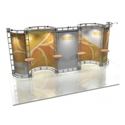 10ft x 20ft Arcturus Orbital Express Trade Show Truss Display with Fabric Graphics. We specialize in Trade show Displays, Truss Display Booth, Custom Modular Truss Systems and Related Truss Products. We also do custom design for Truss Displays