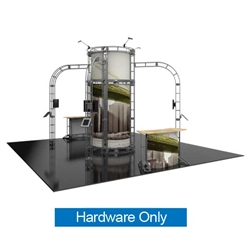 20ft x 20ft Island Vesta Orbital Express Truss Display Hardware Only is the next generation in dynamic trade show exhibits. Canis Orbital Express Truss Kit is a premium trade show display is designed to be used in a 20ft x 20ft exhibit space