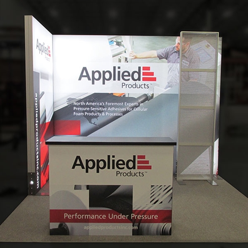 10 x 10 Custom Inline Trade Show Exhibit - Display Design # 803480