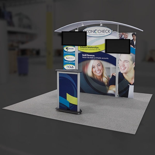 10 x 10 Custom Inline Trade Show Exhibit - Display Design # 717674