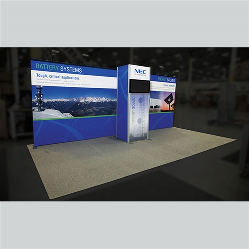 10 x 20 Custom Inline Trade Show Exhibit - Display Design # 596846