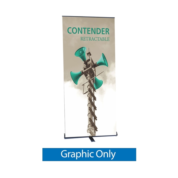 Replacement Vinyl Banner for 24in Contender Mini Silver Retractable Banner Stand.It is the perfect addition to any trade show or event display, exhibit, booth. High quality of Retractable, Roll Up Banner Stands, Pull Up Banners single or double sided