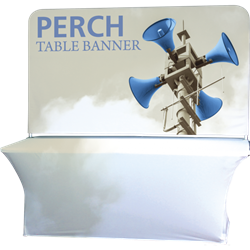 8ft Perch Medium Table Pole Banner Kit will provide you both stability and striking looks. Street Pole Banners, avenue banners, or main street banners; call them what you like we have them.