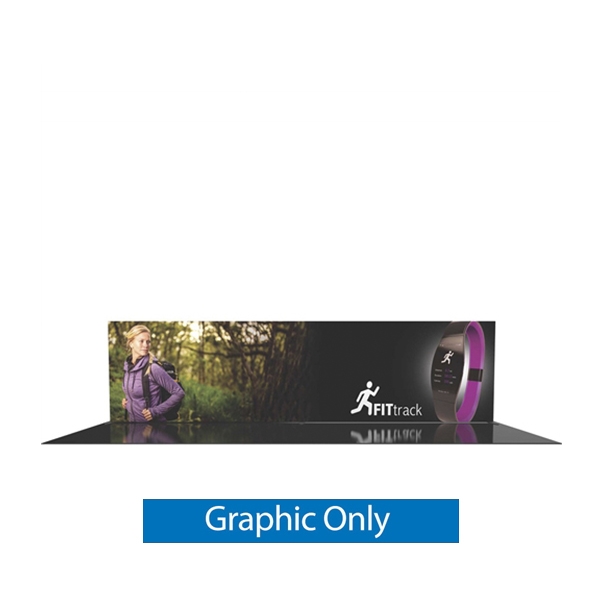 30ft Formulate Designer Series Straight display kit 01 have unique stylistic features and shape, are portable and easy to assemble. Formulate Designer Series tension fabric displays helps you achieve a dynamic and attractive look at your trade show, event