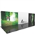 30ft Formulate Designer Series Straight Backwall Tension Fabric Display Kit 05 offer you a quick and professional look for your trade show booth. Formulate Designer Series Backwall Displays with built in counter cost-effective trade show backdrops