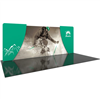 20ft Formulate Designer Series Backwall Tension Fabric Display Kit 04 offer you a quick and professional look for your trade show booth. Formulate Designer Series Backwall Displays with built in counter cost-effective trade show backdrops