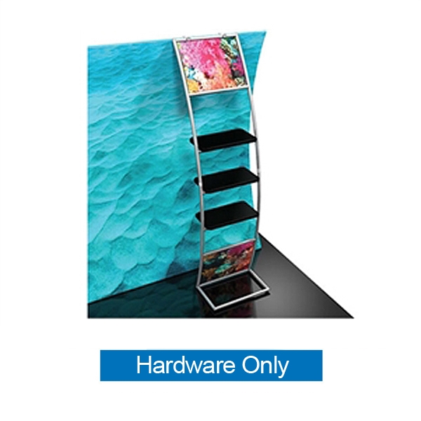 Formulate Multi-shelf Ladder Hardware Only. Give your trade display some much needed accent with this Formulate Multi-shelf Ladder accessory. Designed as a versatile easy-to-attach display shelf.