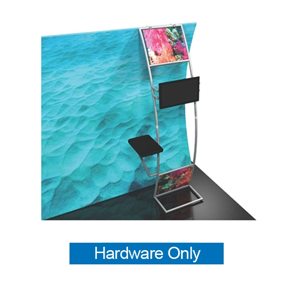 Formulate Stand-off Monitor Mount with Table Hardware Only. Quickly attach a flat-screen display to your trade exhibit with the Formulate Stand-off Monitor Mount with Table.