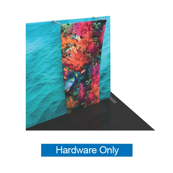 Formulate Backwall Accent 08 Hardware Only adds a stunning graphic accent to any tradeshow display. This one-of-a-kind Formulate accessory works with either 10ï¿½ or 20ï¿½ backwalls and includes its own frame and pillowcase graphic.