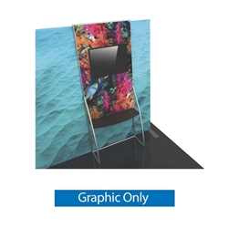 Graphic for Formulate Backwall Accent 10 adds a stunning graphic accent to any tradeshow display. This one-of-a-kind Formulate accessory works with either 10ï¿½ or 20ï¿½ backwalls and includes its own frame and pillowcase graphic.