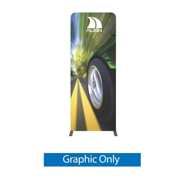 Formulate Tension Fabric Essential Banner 920 Straight with Single-Sided Graphic features a simple straight bungee-corded tube frame and a fabric graphic that simply slips over the frame. Perfect for any environment - from retail to trade show!