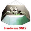 8ft x 4ft Hexagon Formulate Master Hanging Trade Show Sign | Display Hardware Only