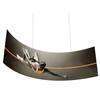 16ft x 2ft Curve Panel Formulate Master Hanging Trade Show Sign | Double-Sided Replacement Fabric Banner