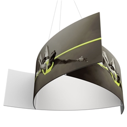12ft x 4ft Pinwheel Formulate Master Hanging Trade Show Sign | Single-Sided Display