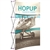 5ft Orbus Hopup Floor 2x3 Curved Fabric Trade Show Display with Front Graphic is lightweight, highly portable, and requires almost no set-up time! Fabric popup displays are the FASTEST booth on the market to setup. The one piece Pop Up Display.