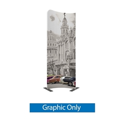 3ft x 8ft Modulate Frame Banner 03  -  is a stylish way to display media at any tradeshow, event, retail, corporate spaces. Modulate Fabric Banners feature unique angles and shapes, are portable and easy to assemble.