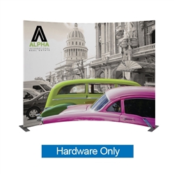 9.5ft x 8ft Modulate Frame Banner 05  -  is a stylish way to display media at any tradeshow, event, retail, corporate spaces. Modulate Fabric Banners feature unique angles and shapes, are portable and easy to assemble.