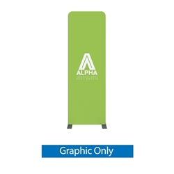 3ft x 8ft Modulate Frame Banner 10  -  is a stylish way to display media at any tradeshow, event, retail, corporate spaces. Modulate Fabric Banners feature unique angles and shapes, are portable and easy to assemble.