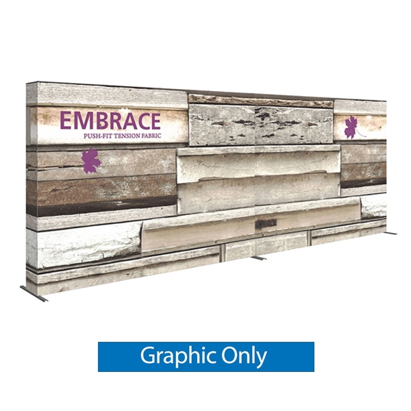 20ft x 8ft (8x3) Double-Sided Embrace Tension Fabric Popup SEG Display. Portable tabletop displays and exhibits. Several different styles are available, including pop up frames with stretch fabric or fold up panels with custom graphics.