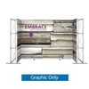 15ft x 8ft (6x3) Embrace U-Shape Tension Fabric Popup SEG Display (Front Graphic Only). Portable tabletop displays and exhibits. Several different styles are available, including pop up frames with stretch fabric or fold up panels with custom graphics.