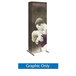 Replacement Fabric for 3ft Embrace Tension Fabric Display w/ Full Fitted Graphic. Portable tabletop displays and exhibits. Several different styles are available, including pop up frames with stretch fabric or fold up panels with custom graphics.