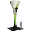 12ft Formulate Funnel Fabric Graphic Tower Display are a great way to draw attention and captivate your audience at tradeshows, special events, or in a permanent environments. Formulate funnels have an hourglass shape, come in 20ft, 16ft and 12ft heights