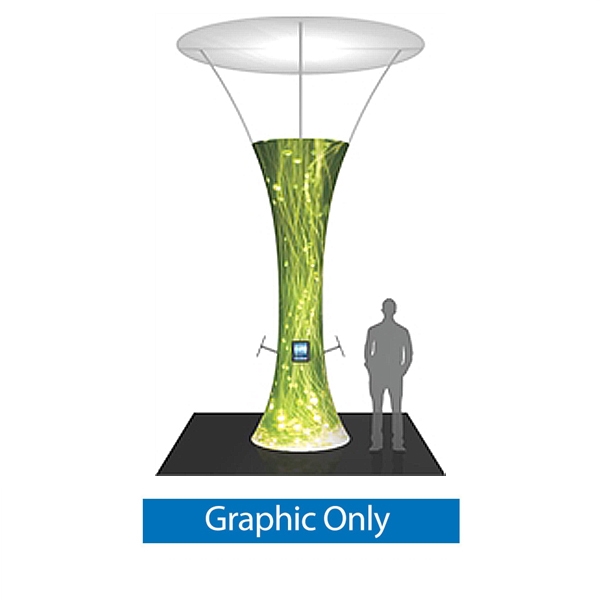 16ft Funnel Tower Display With 10ft Diameter Top are a great way to draw attention and captivate your audience at tradeshows, special events, or in a permanent environments. Formulate funnels have an hourglass shape, come in 20ft, 16ft,12ft heights