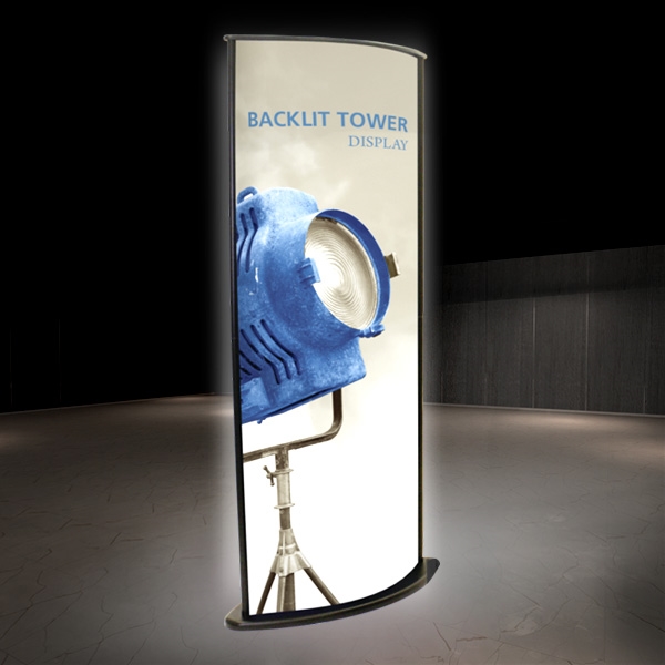3ft Backlit Tower 03 Complete Opaque Kit (Hardware w/ Fabric Print) are highly effective 360-degree media enabling you to present a wide variety of solutions. Tower stretch fabric tower structures are designed to impress in in lobbies, showrooms, ret