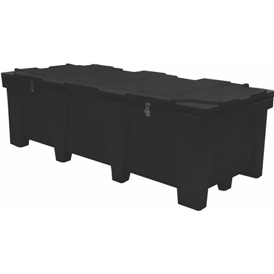 LCRATE Freight TradeShow Molded Case - heavy-duty freight case holds up to 24 layers of 4 x 4 panels. This large LCRATE Freight TradeShow Molded Case is designed for heavy use with national and international exhibit freight shipments.