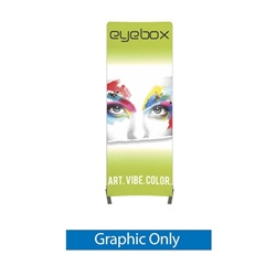 Replacement Graphic for 3ft x 8ft Curved Vector Frame Display | Single-Sided SEG Fabric Graphic CR-01