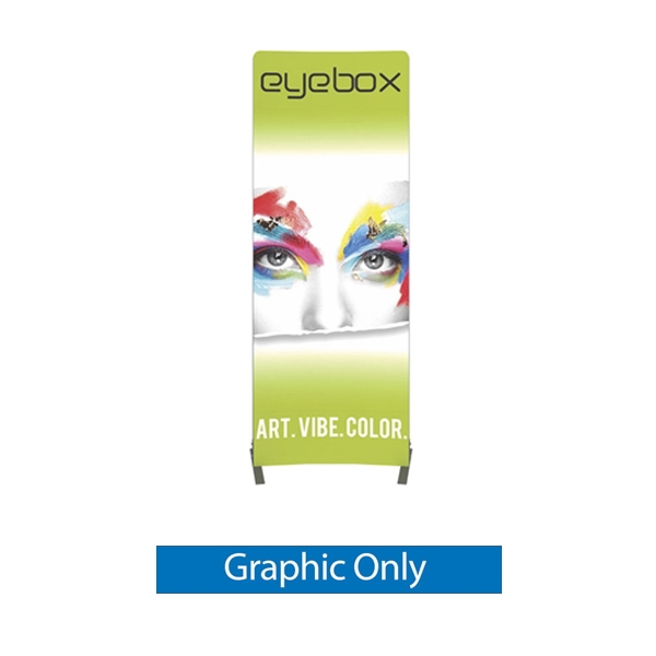 Replacement Graphic for 3ft x 8ft Curved Vector Frame Display | Single-Sided SEG Fabric Graphic CR-01