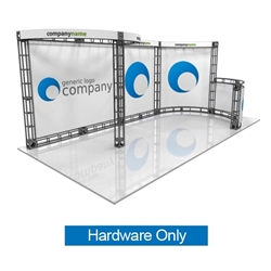 This 10ft x 15ft custom trade show truss system will help you stand out at the next trade show, drawing attention from across the exhibit floor.  Truss exhibits are one of the most structurally elaborate trade show displays. 