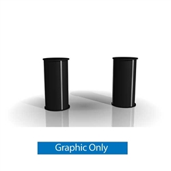 20in x 38.5in Exhibitline Pedestal | R20 | Graphic Only