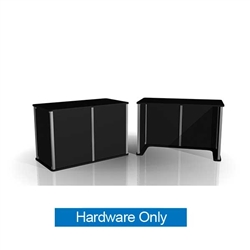 44.625in x 38.5in Exhibitline Pedestal | D4524 | Hardware Only