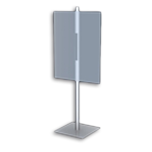 Table Top Placard Stands 2 Sided Square Base Black are specially constructed with a simple and contemporary design to easily coordinate with any retail store. Placard Stand Holders and Stands for Art, Sign and Plate Presentation