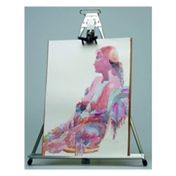 26in Height Testrite Deluxe Table Easel are used as a vertical, and sometimes horizontal, support to either display finished artworks or to use as an actual working surface. Testrite Table Easels available in a wide range of sizes.