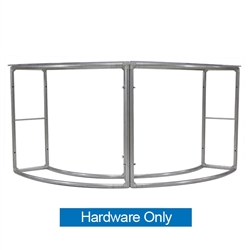 EZ Tube Curved Double Fabric Counter | Hardware Only
