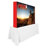 7.5ft x 5ft RPL Fabric Pop Up Table Top Display is the alternative display for Our Ready Pop fabric pop-up display. RPL Tension Fabric Pop Up Table Top Display allow exhibitors to travel light and keep costs down for small shows and conferences.