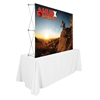 7.5ft x 5ft RPL Fabric Pop Up Table Top Exhibit is the alternative display for Our Ready Pop fabric pop-up display. RPL Tension Fabric Pop Up Table Top Display allow exhibitors to travel light and keep costs down for small shows and conferences.