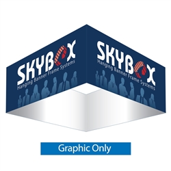 5ft x 24in Square Skybox Hanging Banner | Single-Sided Graphic Only