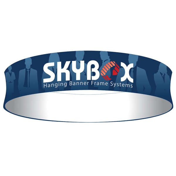 20ft x 36in Circle Skybox Hanging Banner | Single-Sided | Outside Graphic Kit