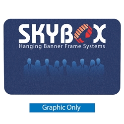 8ft x 6ft Flat Skybox Hanging Banner | Double-Sided Graphic Only